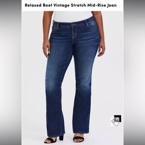 Relaxed Boot Vintage Stretch Mid-Rise Jean